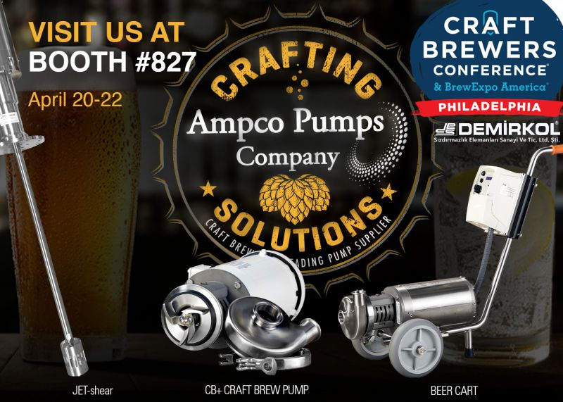 Craft Brewers Conference 2026: Ampco’nun Yenilikçi Çözümleriyle Tanışın